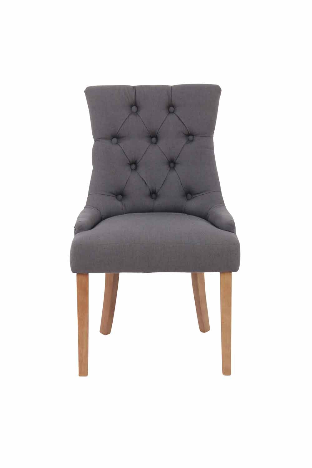 Set van 2 eetkamerstoelen Aberdeen antiek licht,donkergrijs dunkelgrau