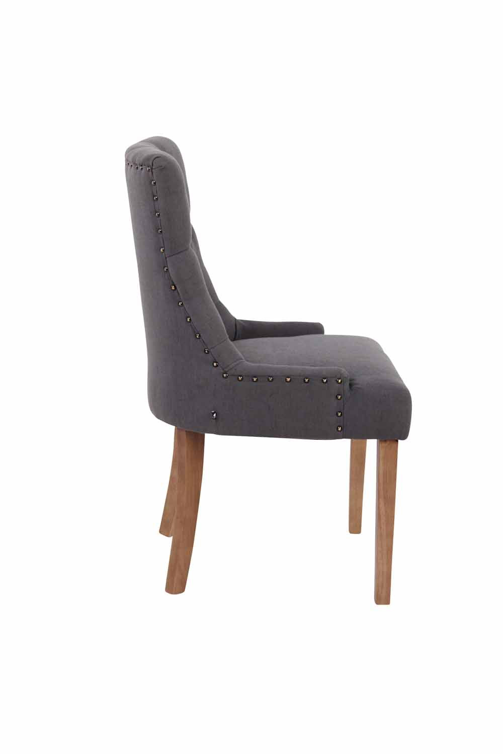 Set van 2 eetkamerstoelen Aberdeen antiek licht,donkergrijs dunkelgrau