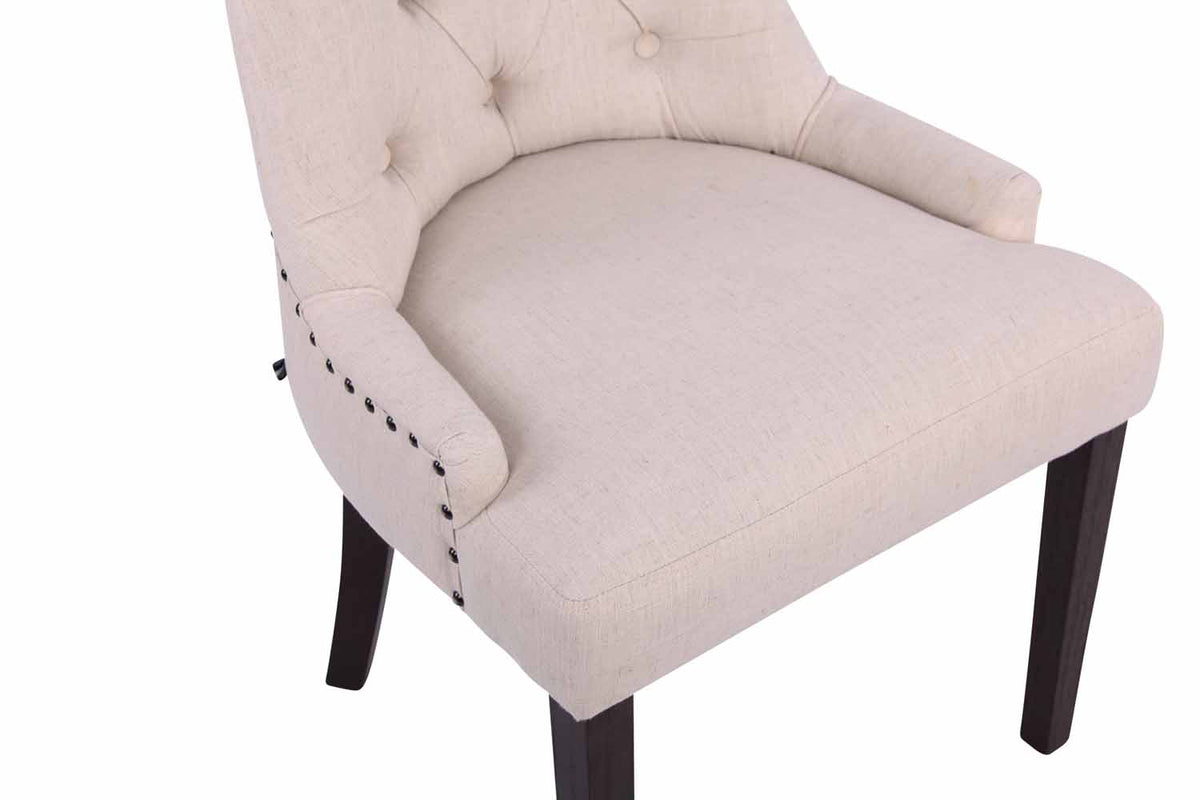 Set van 2 eetkamerstoelen Aberdeen antiek,creme creme