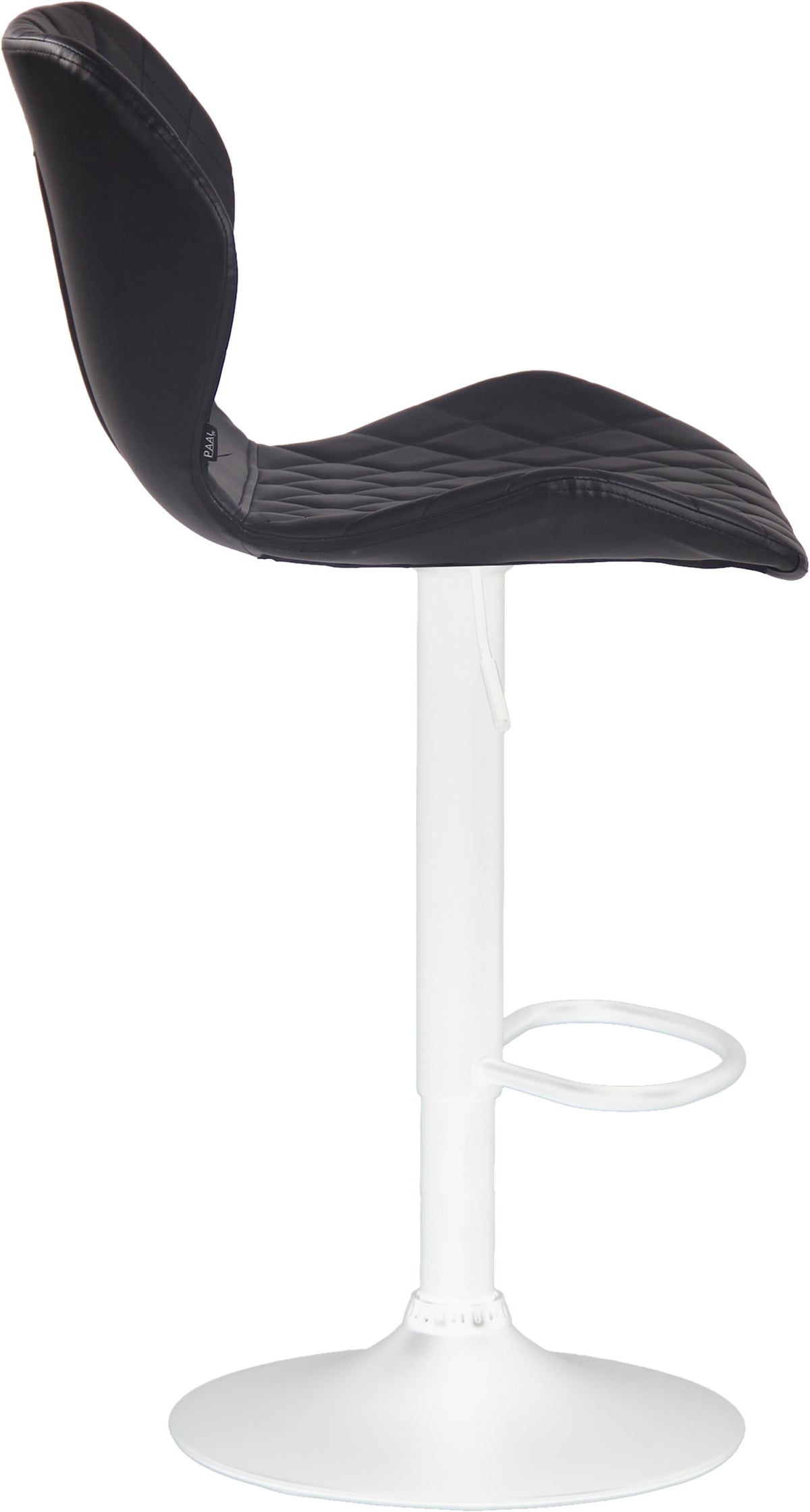 Set van 2 barkrukken Cork kunstleer zwart,wit schwarz