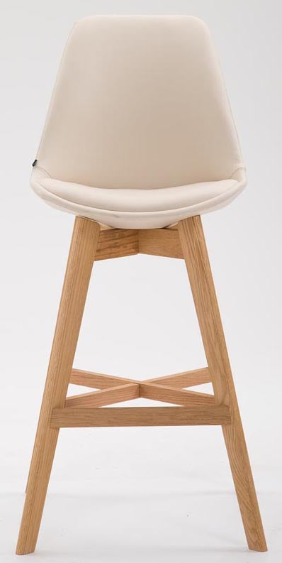 Set van 2 barkrukken Cannes Kunststof creme,natura creme