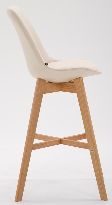 Set van 2 barkrukken Cannes Kunststof creme,natura creme