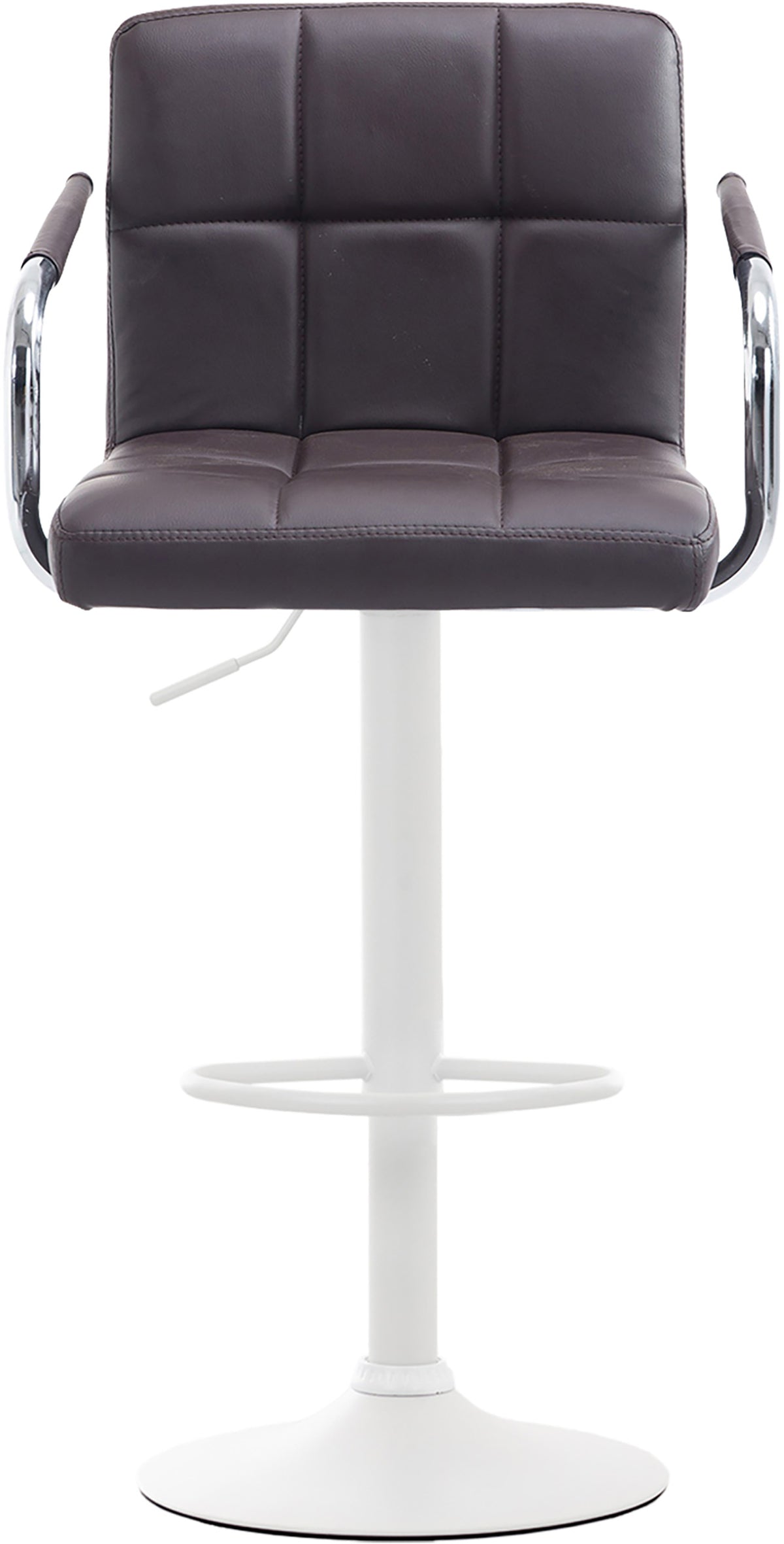 Barkruk Lucy Kunstleer bruin,wit braun