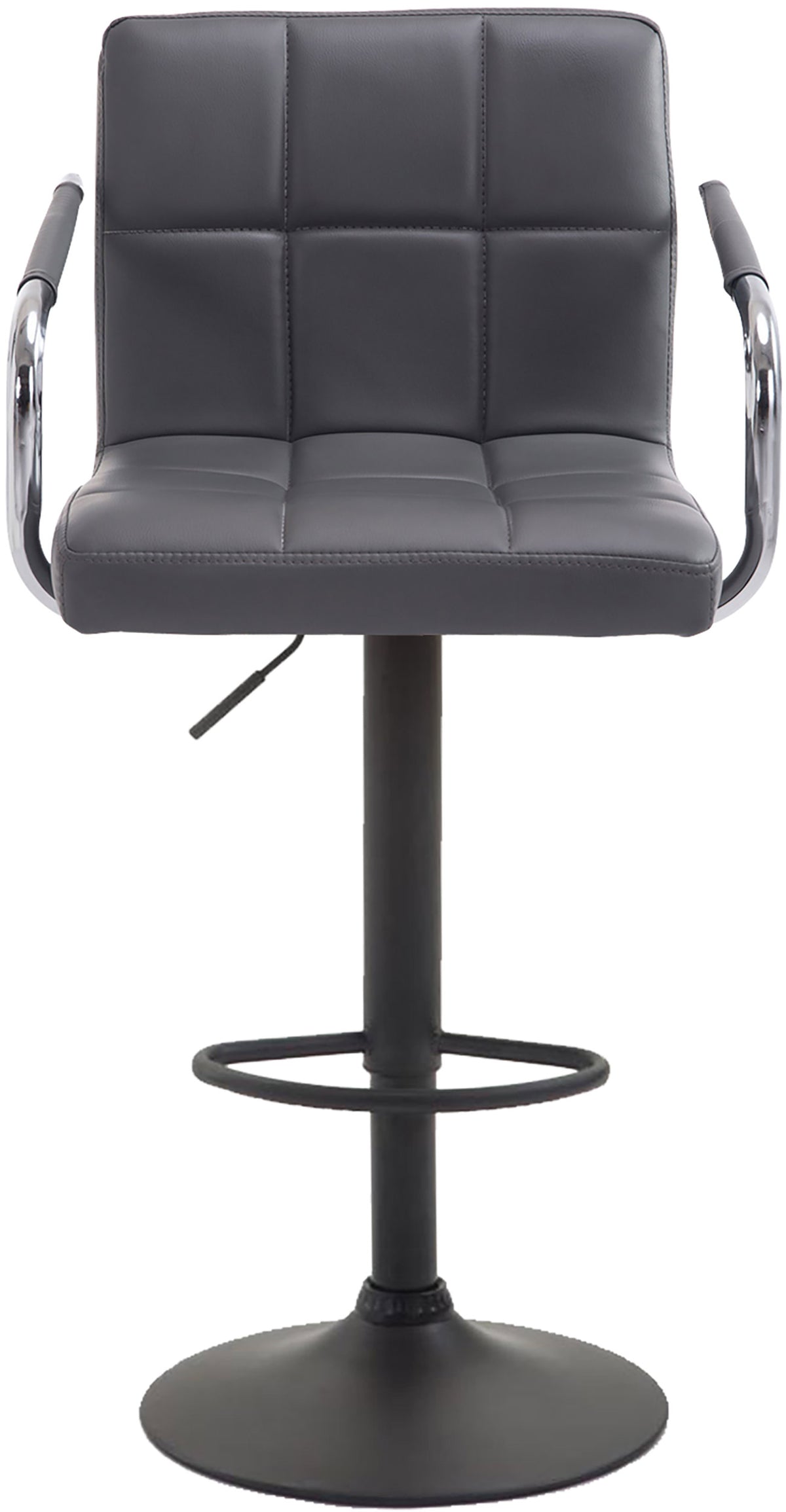Set van 2 Barkrukken Lucy grijs,zwart grau