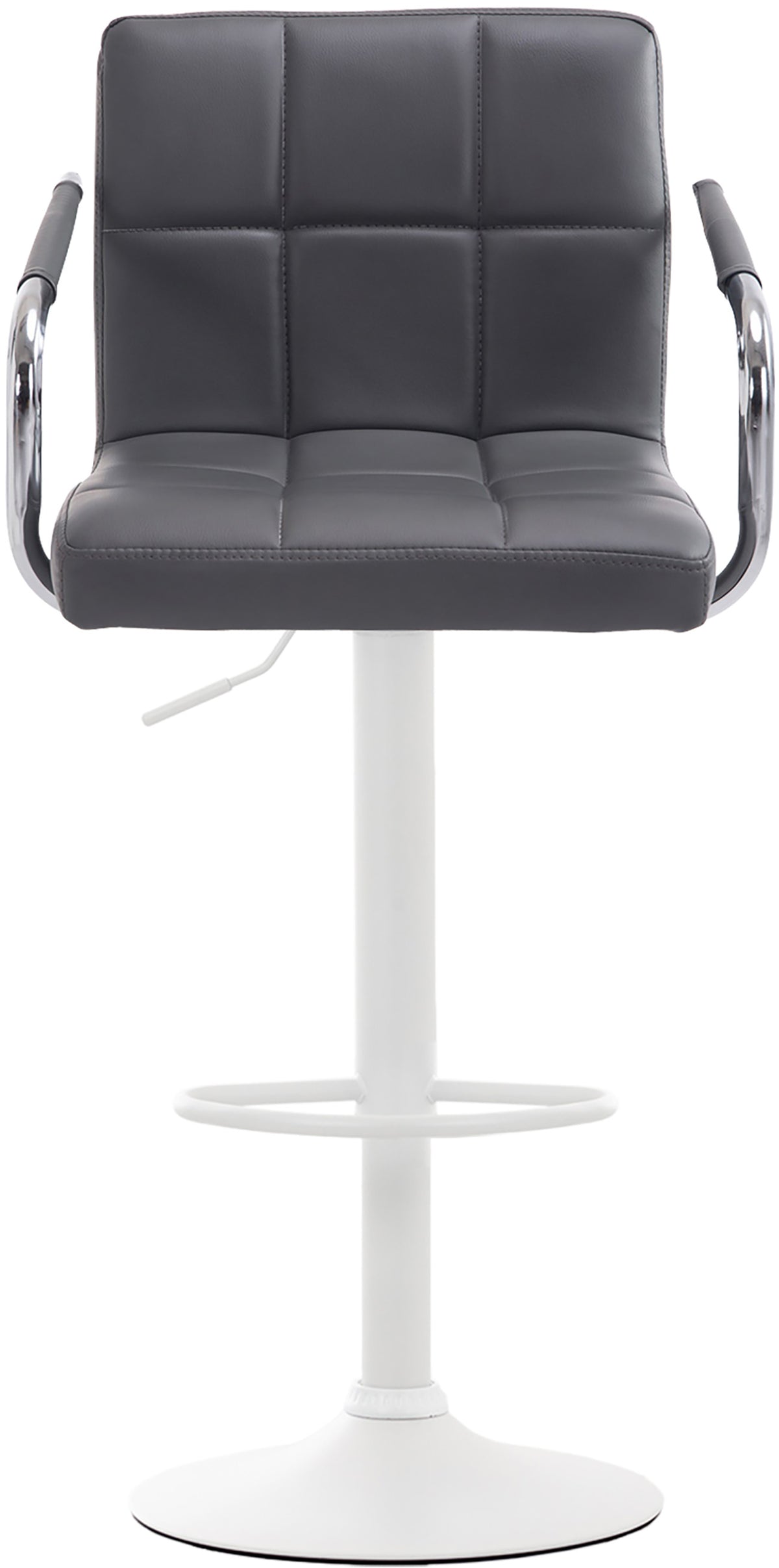 Set van 2 Barkrukken Lucy grijs,wit grau
