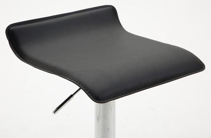 Set van 2 barkrukken Dyn V2 Kunstleer zwart,chroom schwarz
