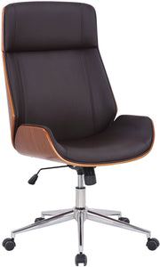 Bureaustoel Varel walnoot/bruin walnuss/braun