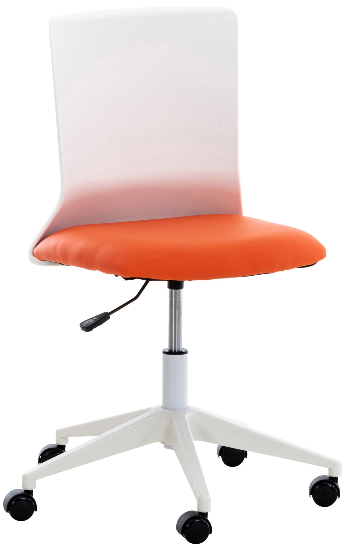 Bureaustoel Apolda oranje,Kunstleer orange