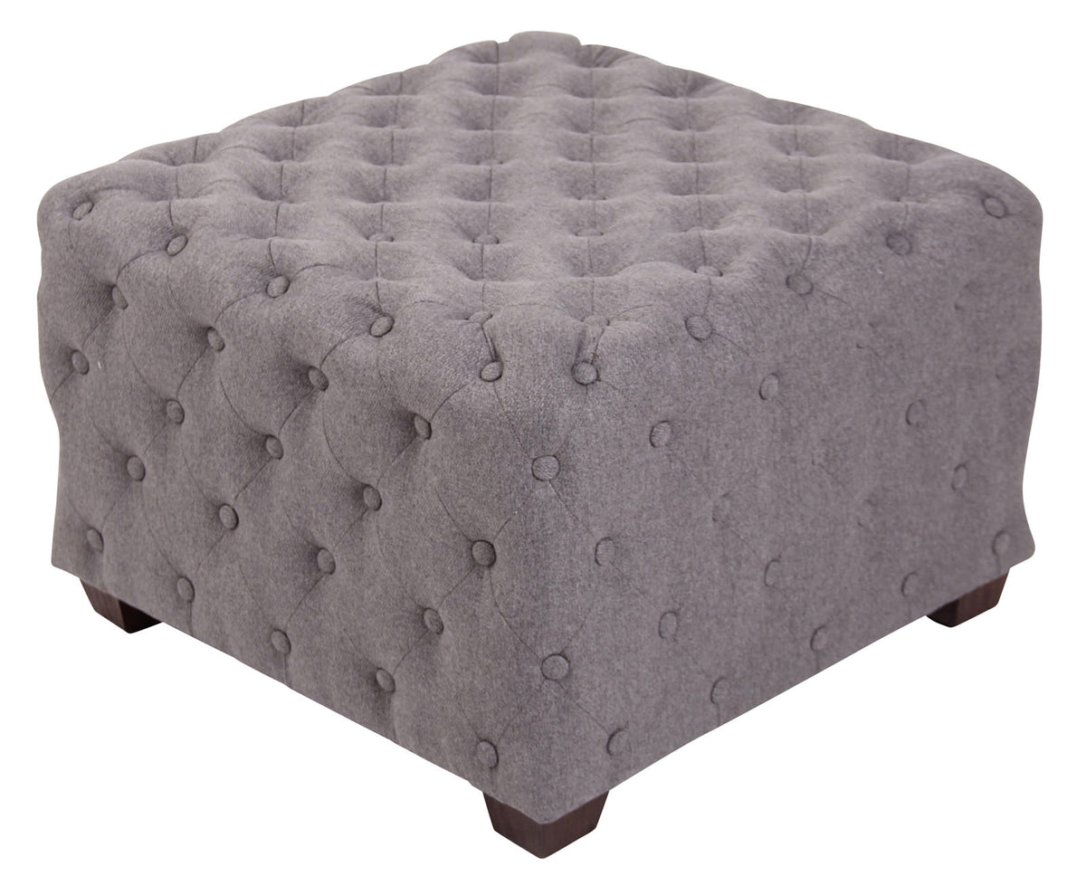 Hocker Nimes Stof grijs grau