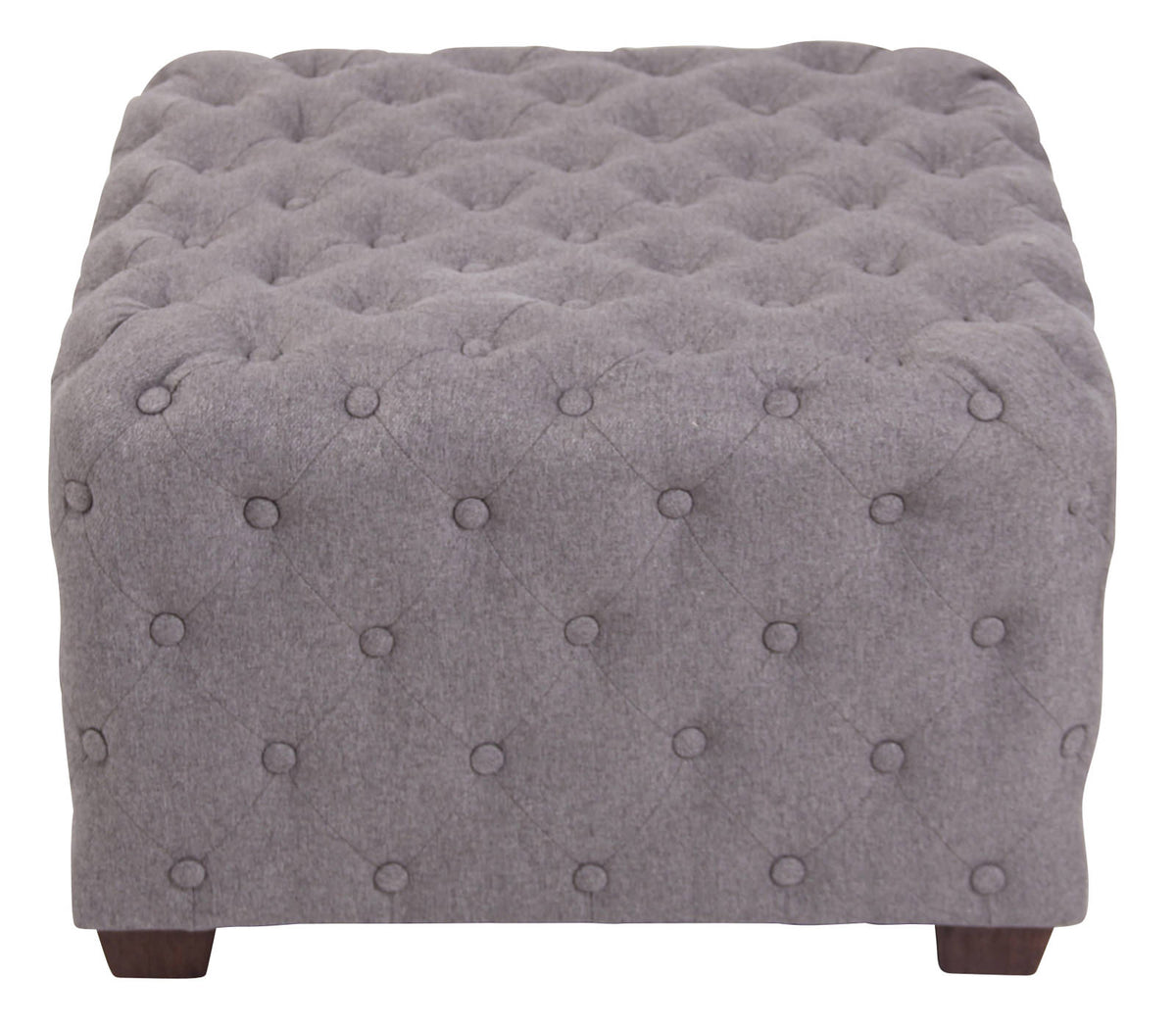Hocker Nimes Stof grijs grau