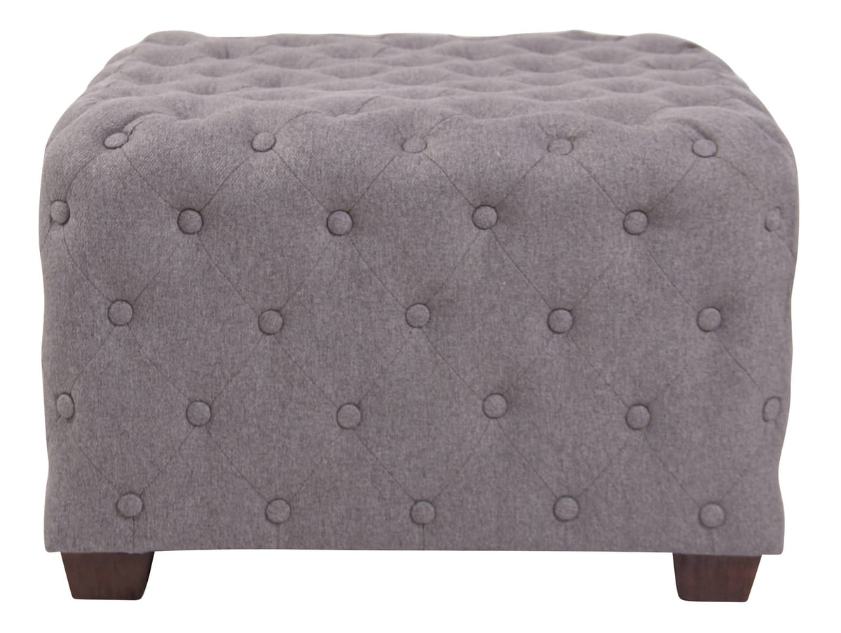 Hocker Nimes Stof grijs grau