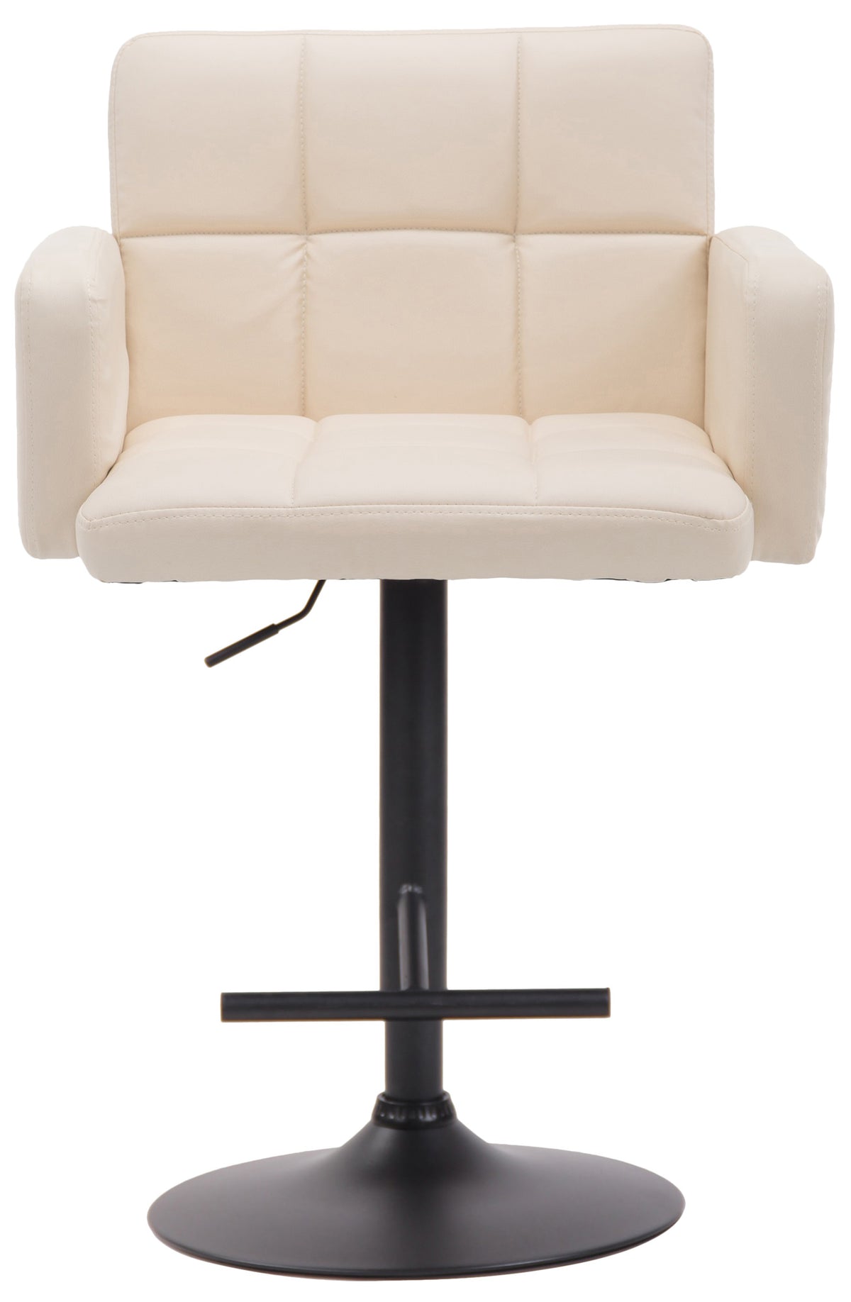 Barkruk Los Angeles creme,zwart creme
