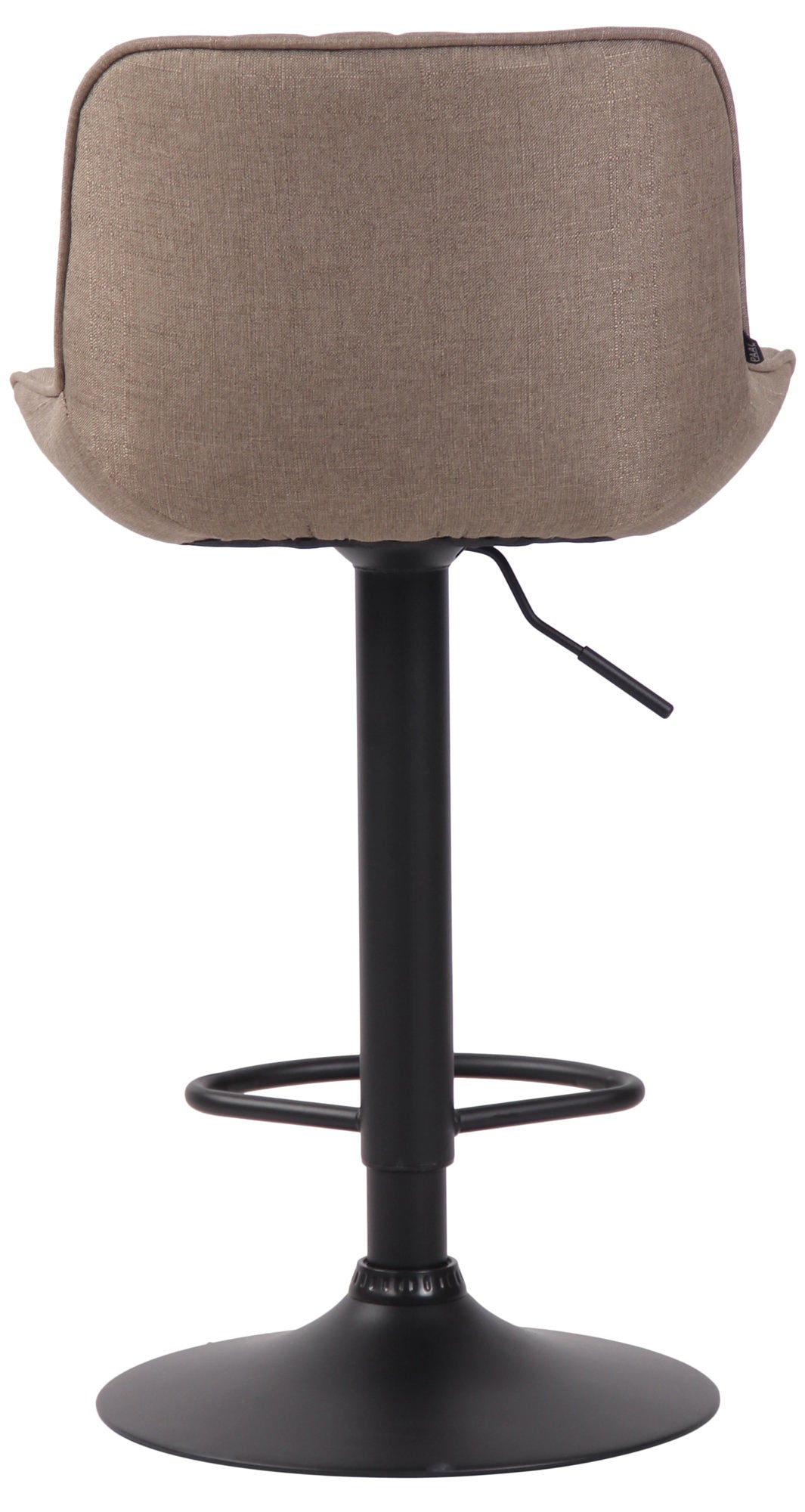 Barkruk Lentini Stof taupe,zwart taupe