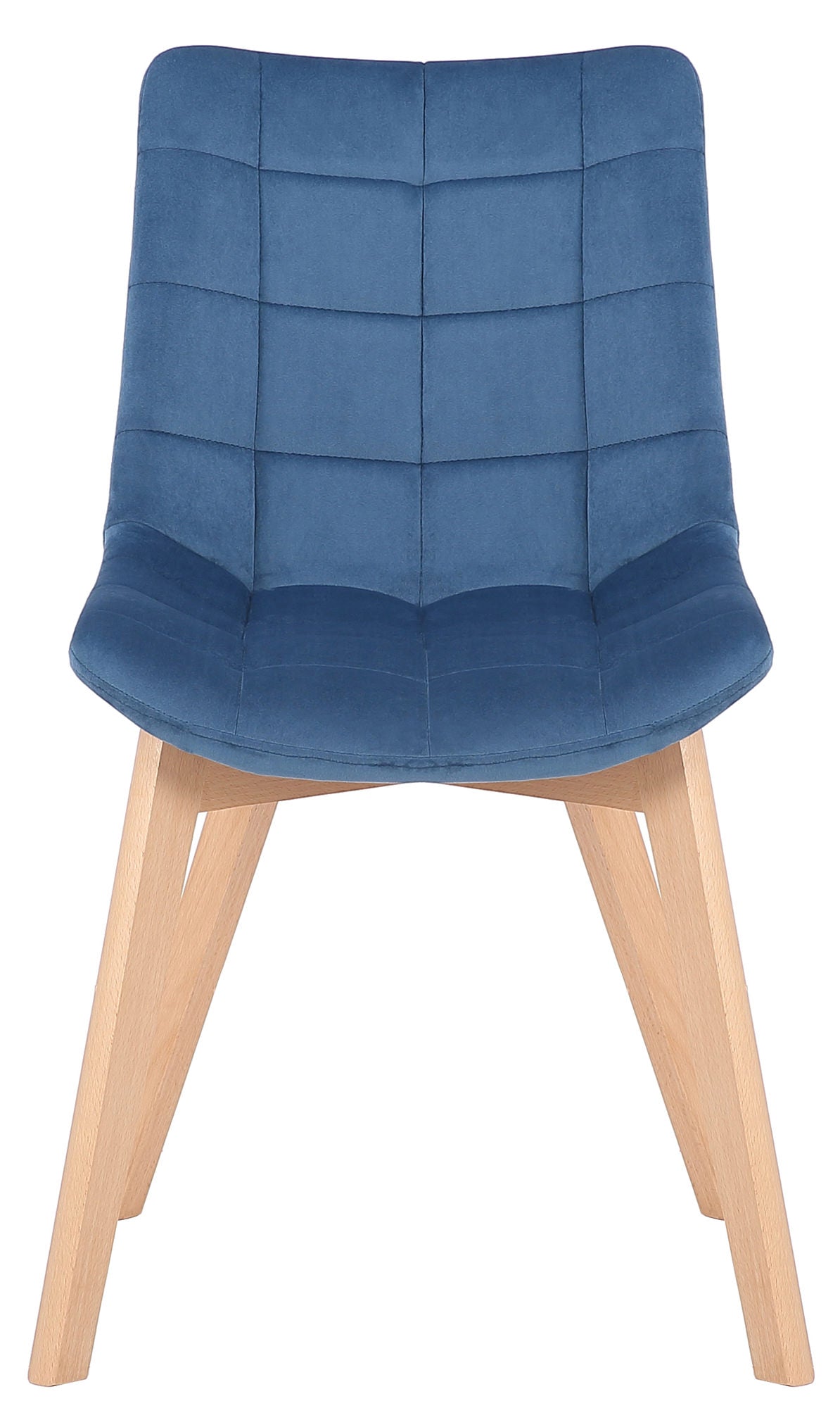 Eetkamerstoel Passaic Fluweel blauw blau