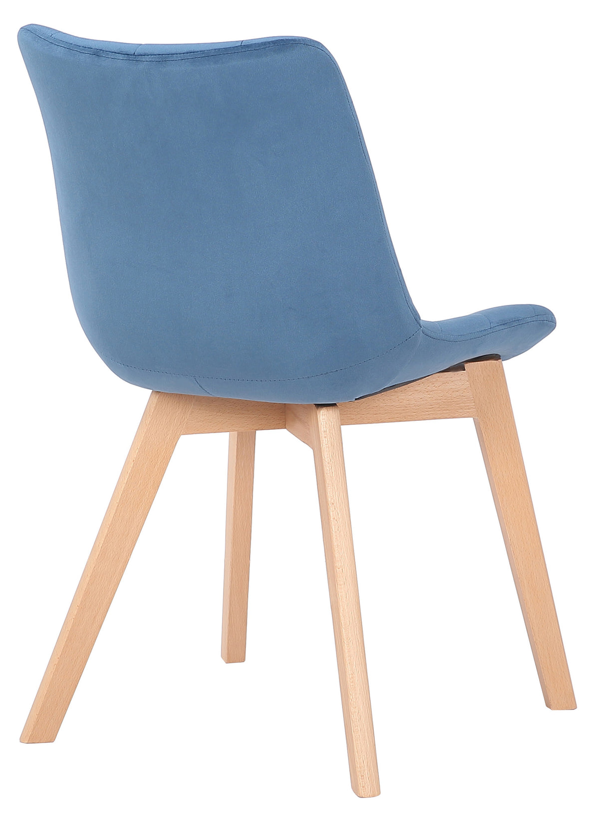 Eetkamerstoel Passaic Fluweel blauw blau