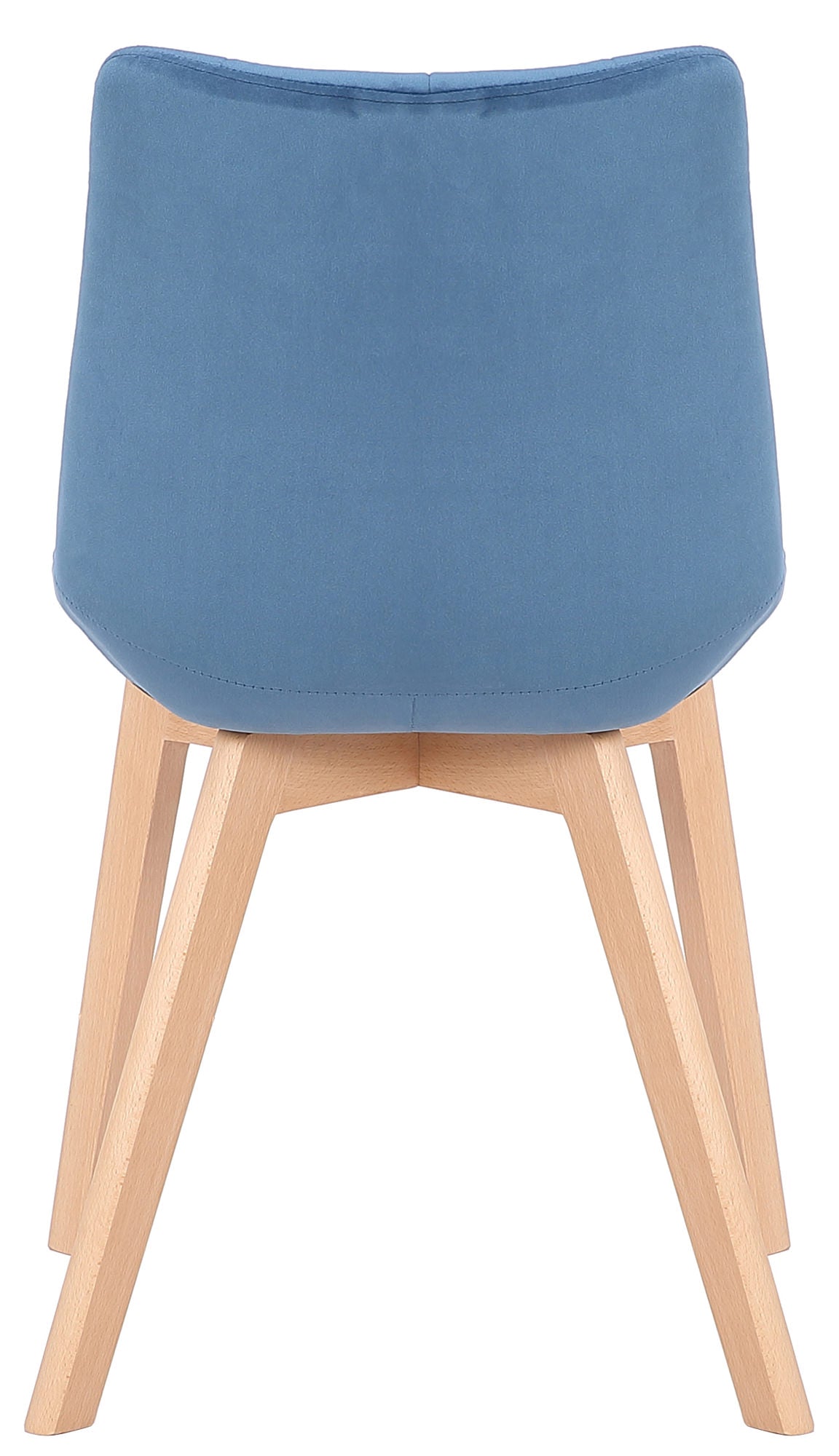 Eetkamerstoel Passaic Fluweel blauw blau
