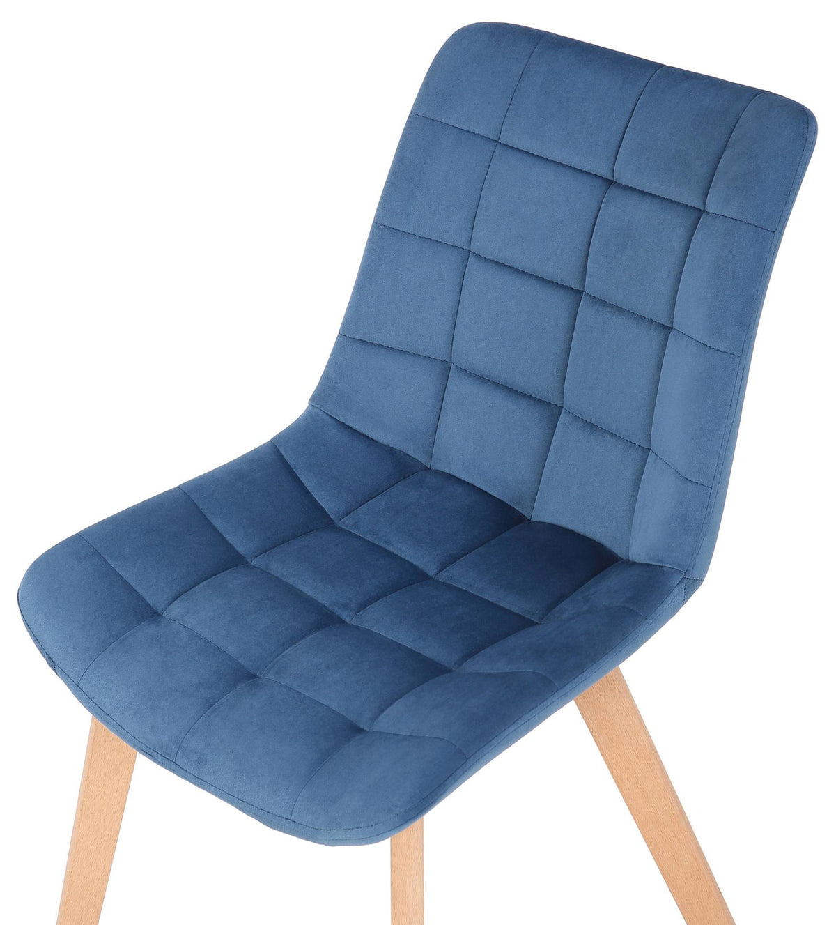 Eetkamerstoel Passaic Fluweel blauw blau