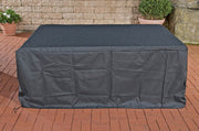 Beschermhoes voor de hoek loungeset Molde 222 x 165 x 65 cm zwart schwarz