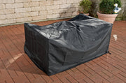 Abdeckhaube 148x83x80, Sofa & Fußhocker Molde schwarz