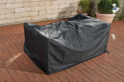 Beschermhoes voor de sofa met voetenbank Molde 148 x 83 x 80 cm zwart schwarz