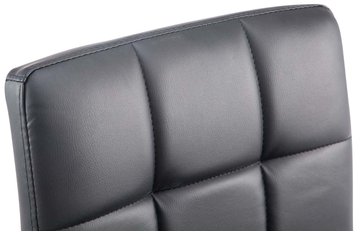 Set van 4 Lounger Palma - Kunstleer zwart schwarz