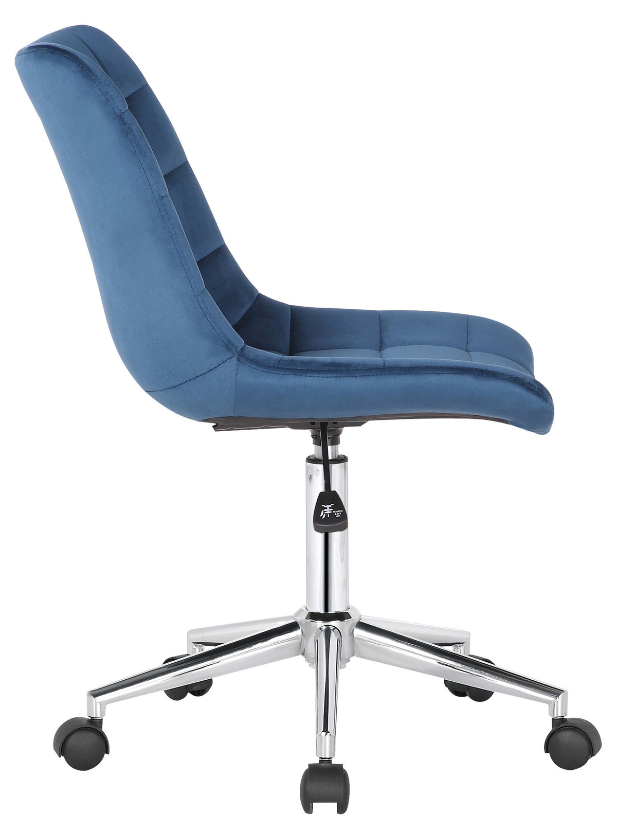 Bureaustoel Medford Fluweel blauw blau