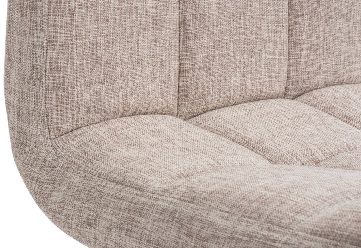 Set van 2 Barkrukken Peru Stof creme creme