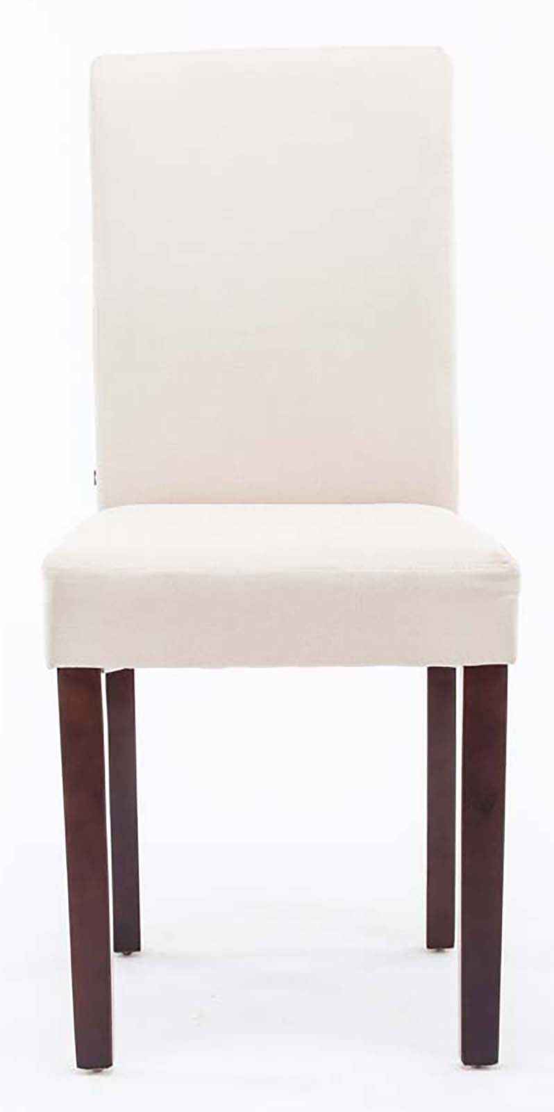 Set van 4 Eetkamerstoel Ina Stof creme,cappuccino creme