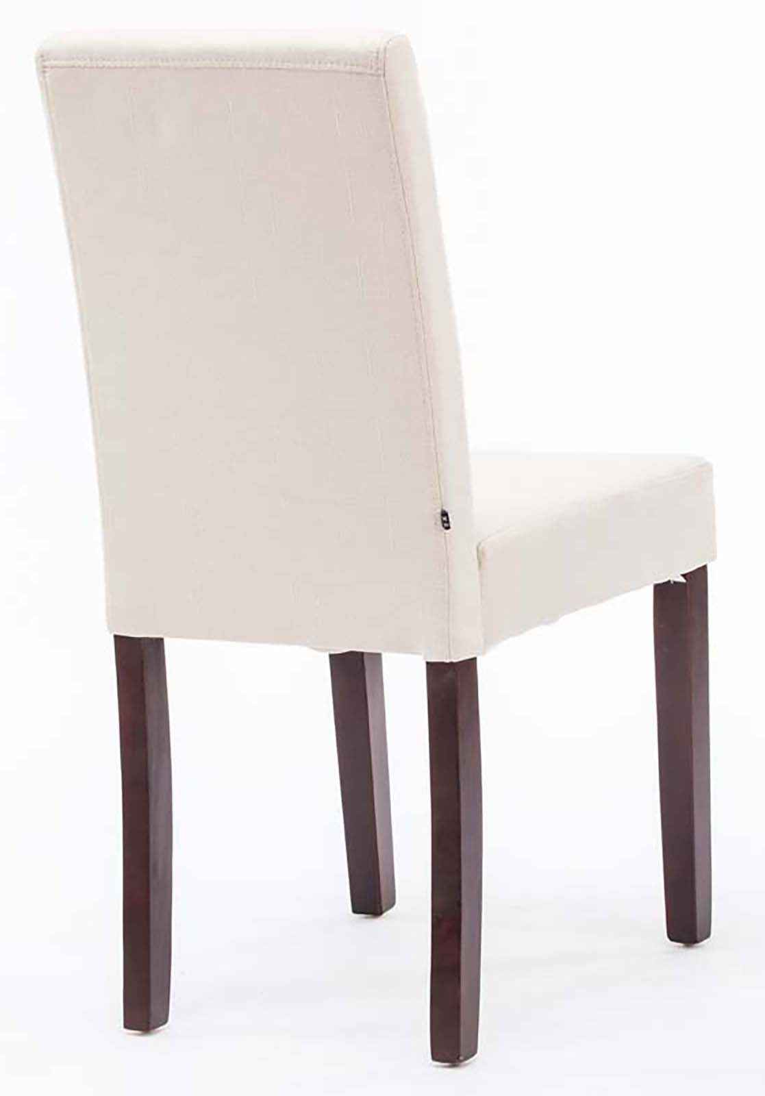 Set van 4 Eetkamerstoel Ina Stof creme,cappuccino creme