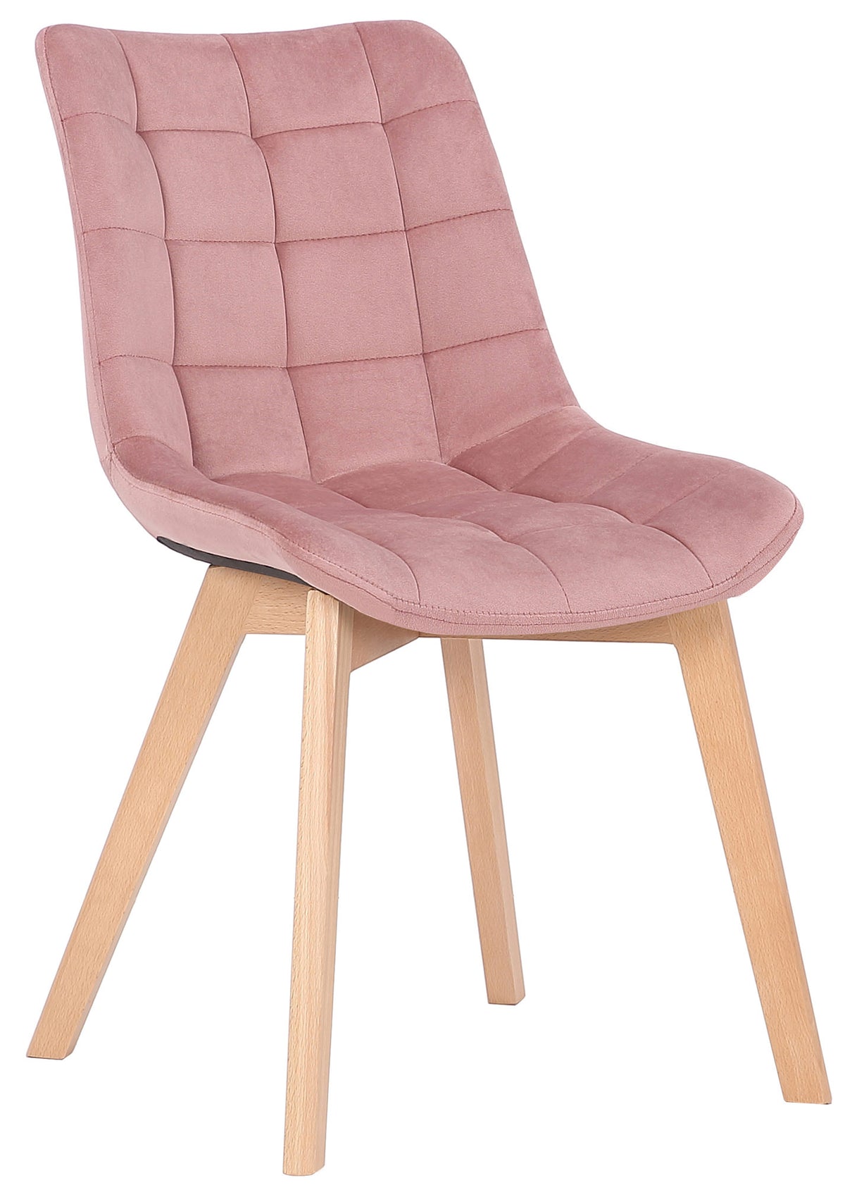 Set van 2 Eetkamerstoelen Passaic Fluweel roze pink