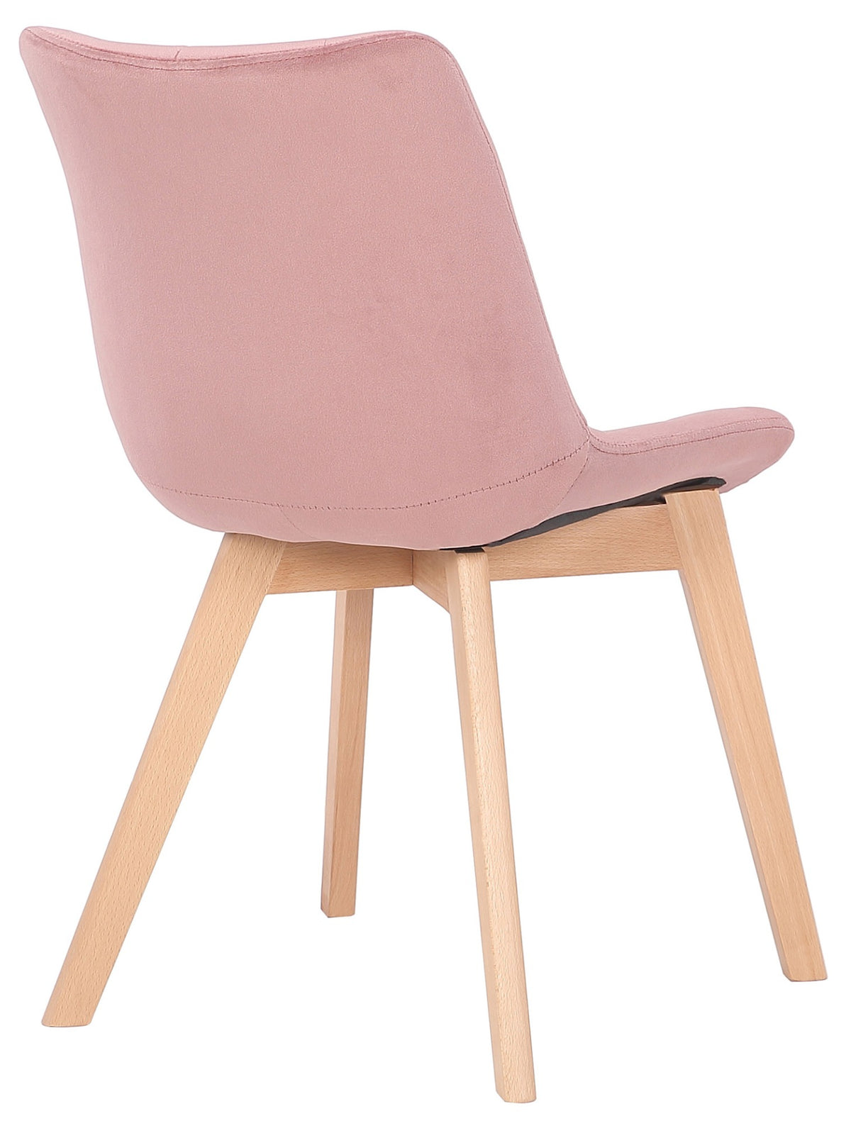 Set van 2 Eetkamerstoelen Passaic Fluweel roze pink