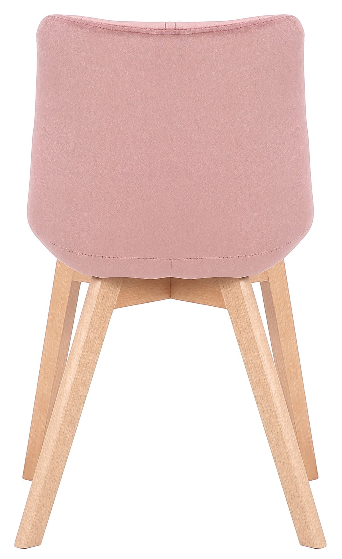 Set van 2 Eetkamerstoelen Passaic Fluweel roze pink