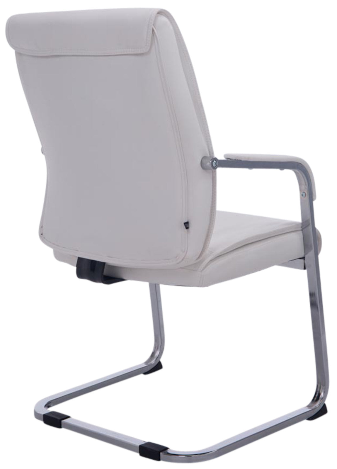 Set van 2 Eetkamerstoelen XXL Anubis Kunstleer wit weiß