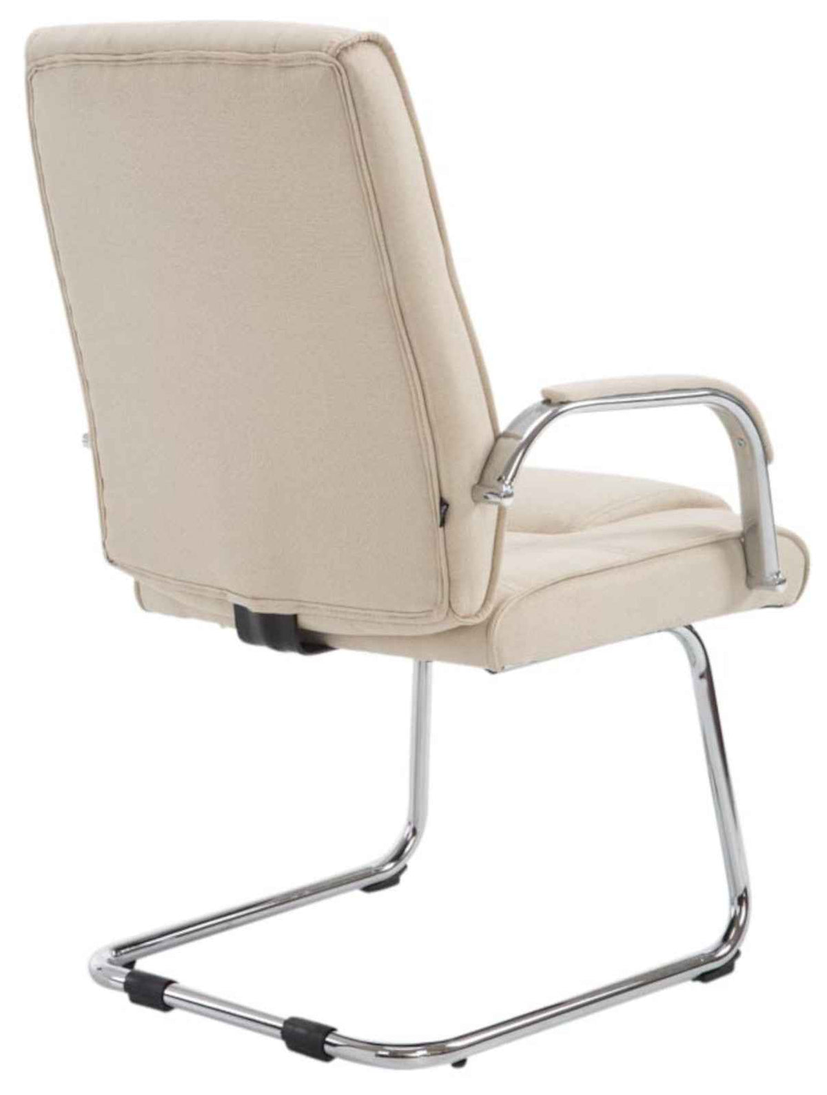 Set van 2 Eetkamerstoelen Attila Stof creme creme