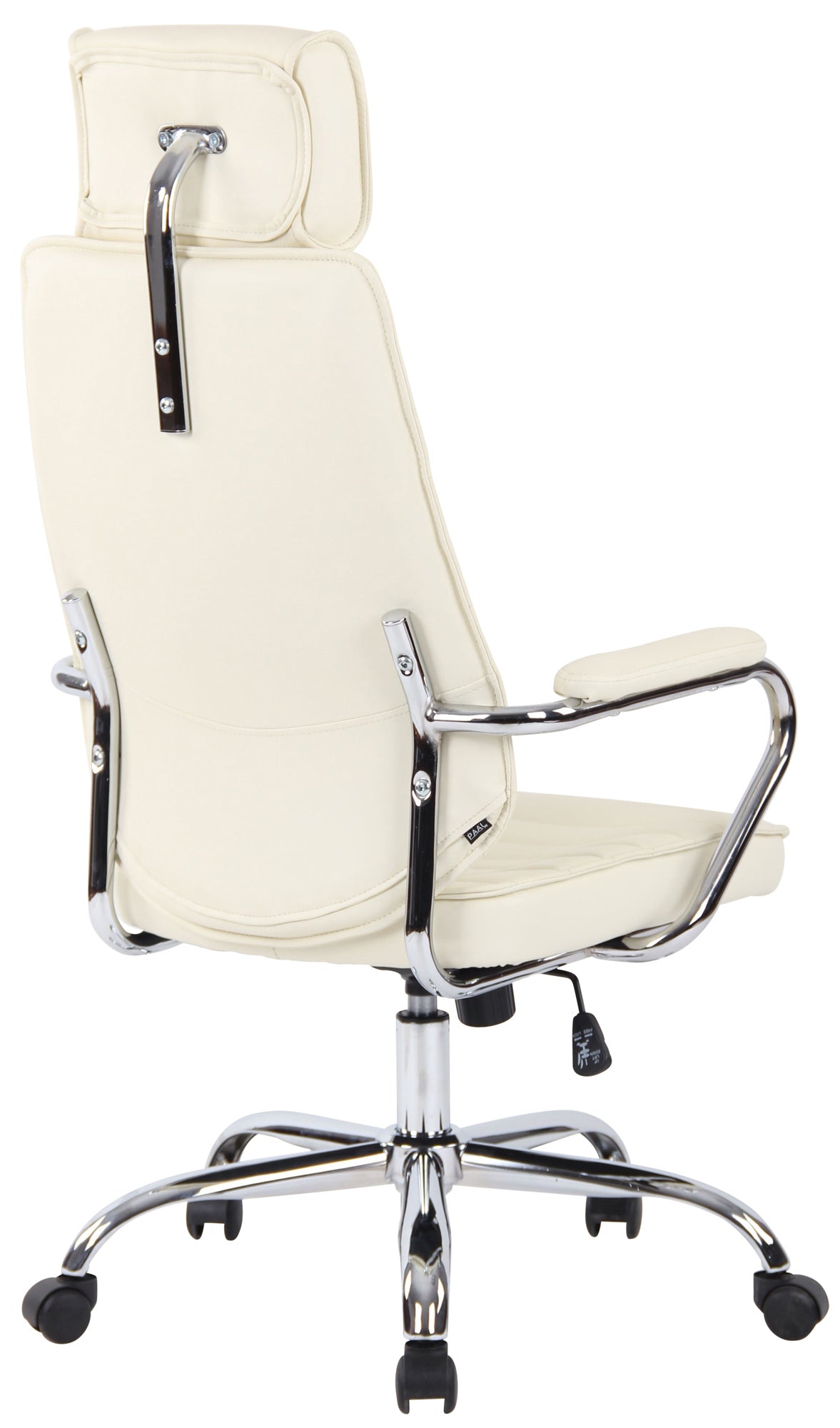 Bureaustoel Rako Echt Leder creme creme