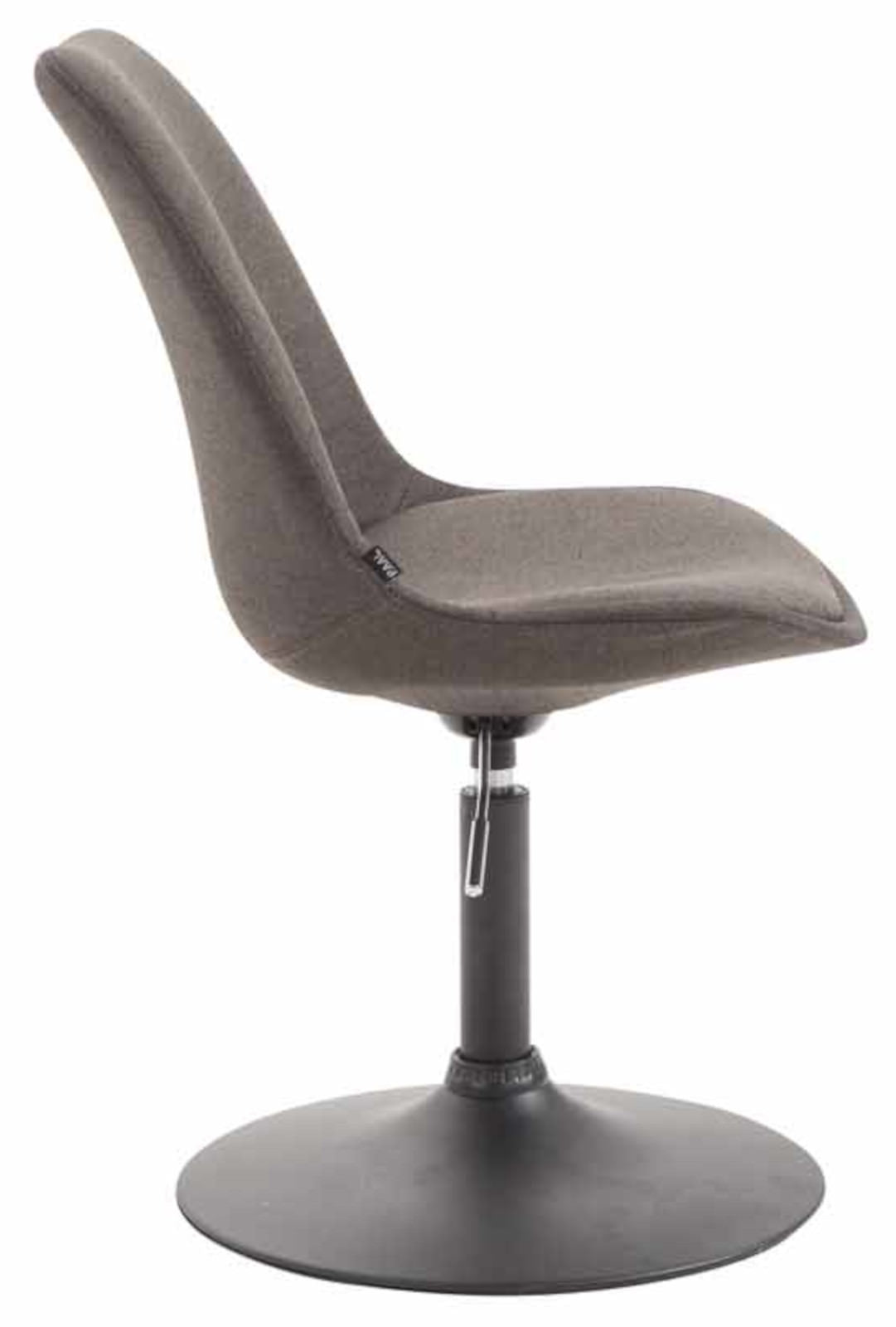 Set van 4 Eetkamerstoelen Maverick Stof donkergrijs,zwart dunkelgrau