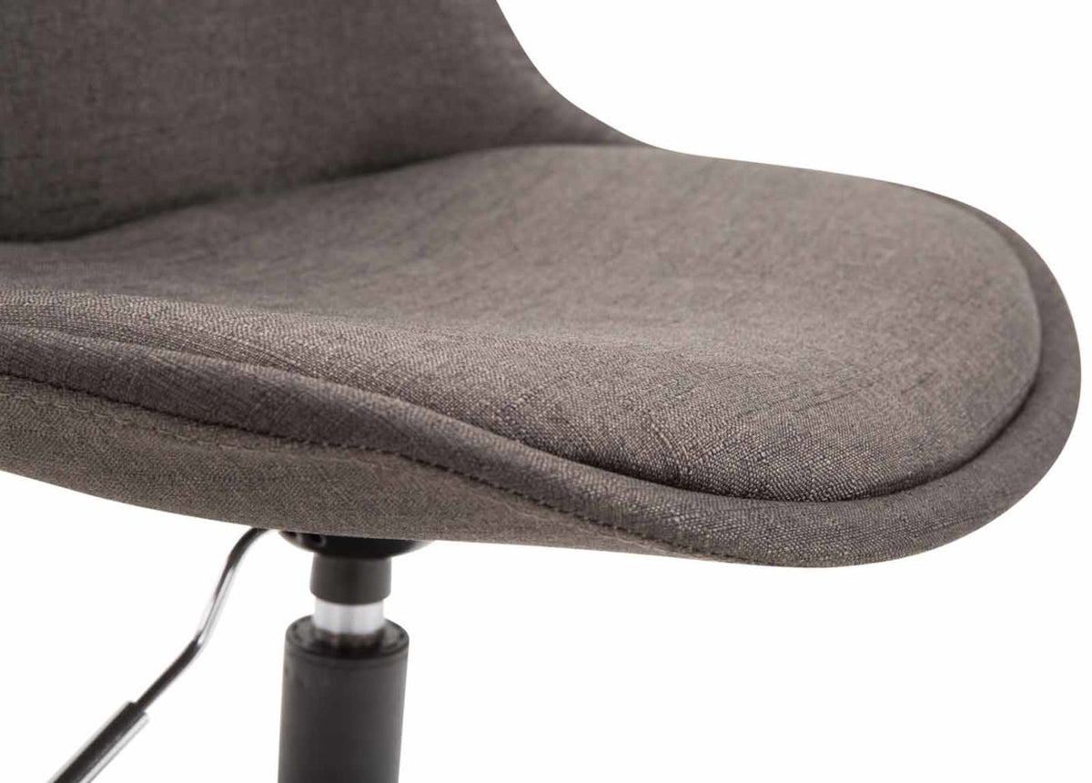 Set van 4 Eetkamerstoelen Maverick Stof donkergrijs,zwart dunkelgrau