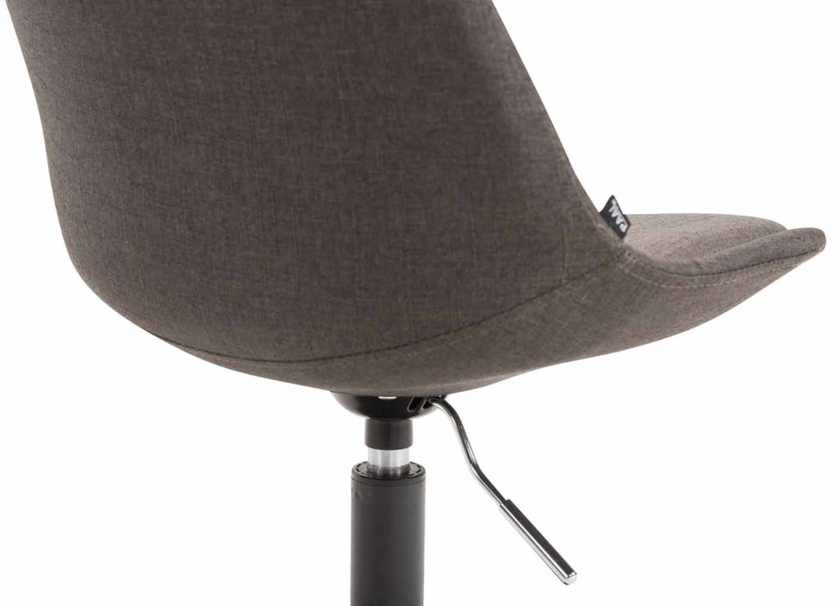 Set van 4 Eetkamerstoelen Maverick Stof donkergrijs,zwart dunkelgrau