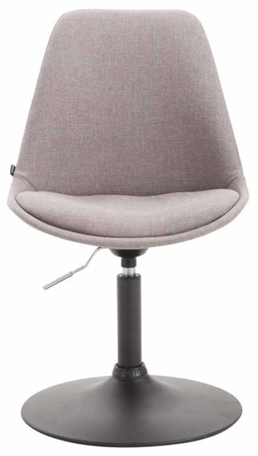 Set van 4 Eetkamerstoelen Maverick Stof grijs,zwart grau