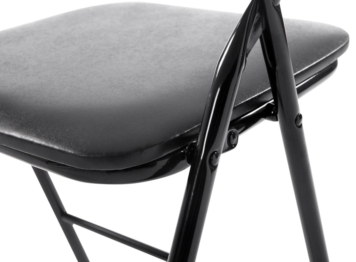 Set van 2 klapstoelen Felix zwart/zwart schwarz/schwarz