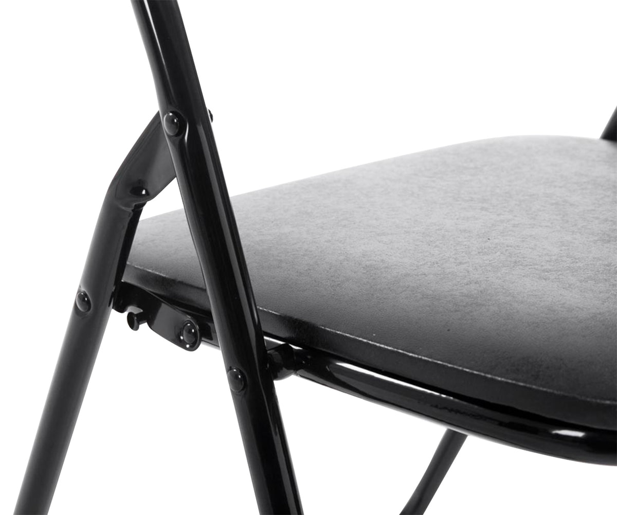 Set van 2 klapstoelen Felix zwart/zwart schwarz/schwarz
