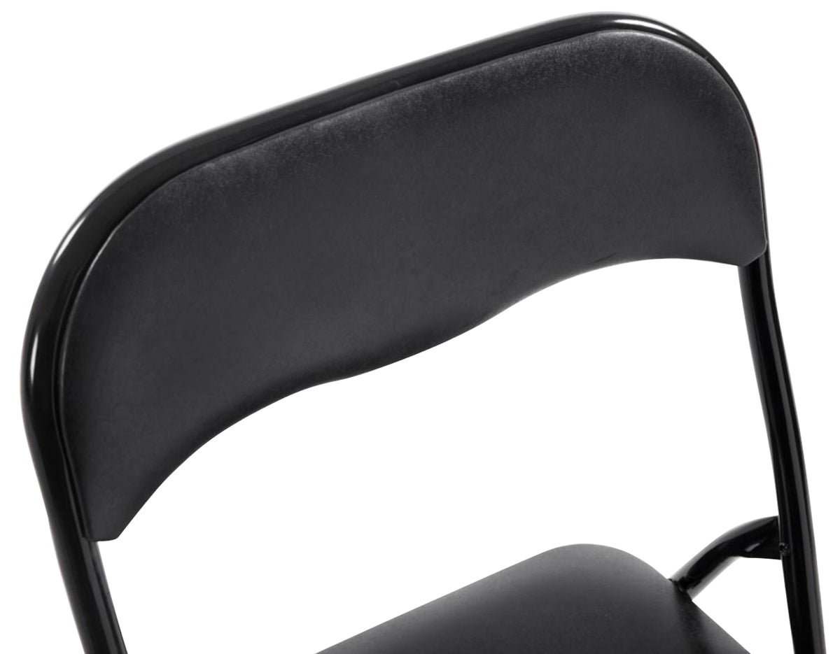 Set van 2 klapstoelen Felix zwart/zwart schwarz/schwarz