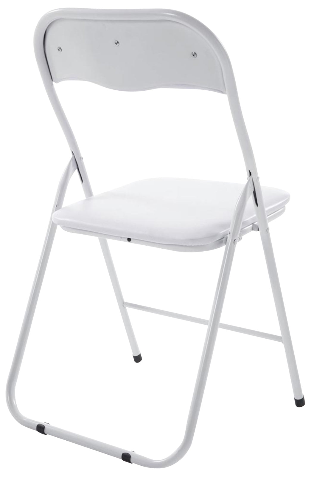 Set van 4 klapstoelen Felix wit/wit weiß/weiß