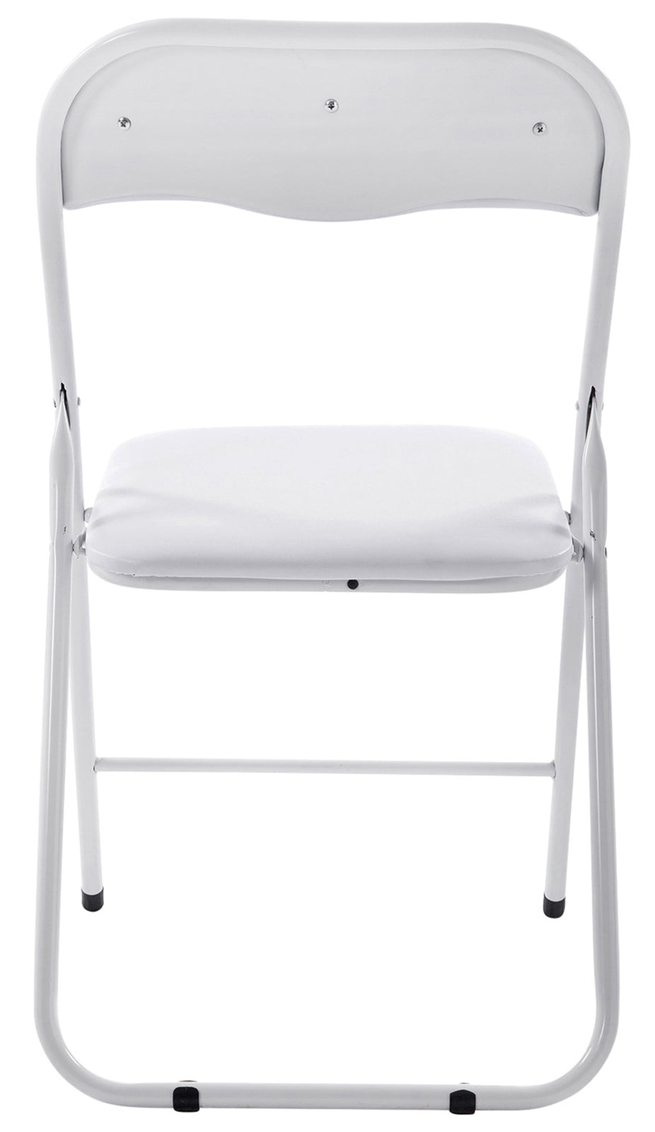Set van 4 klapstoelen Felix wit/wit weiß/weiß