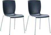 Set van 2 Mio Tuinstoelen zwart schwarz