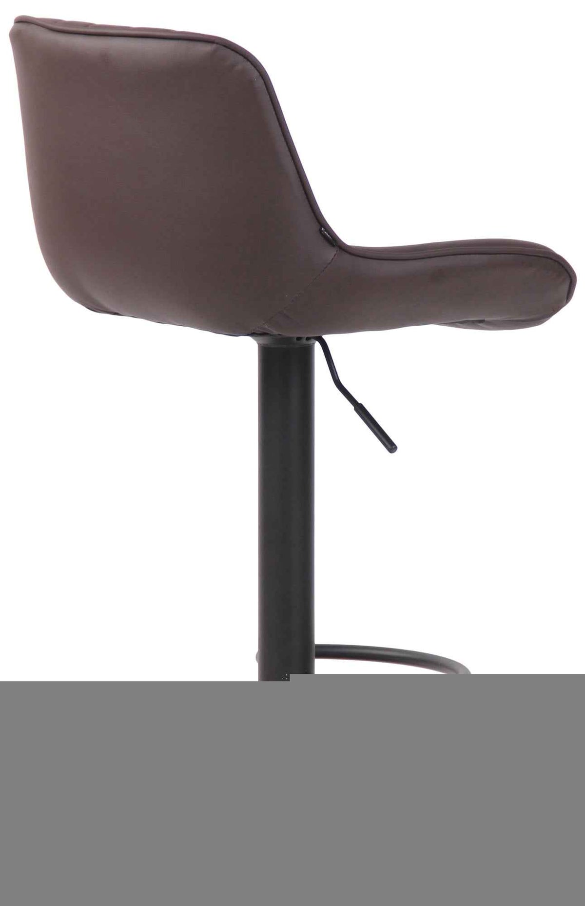 Set van 2 Lentini barkrukken kunstleer bruin,zwart braun