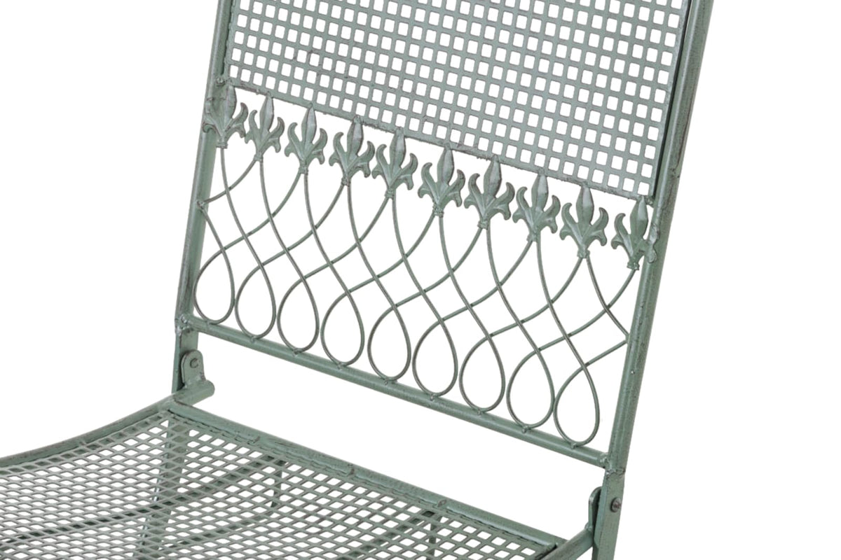 Set van 2 tuinstoelen Kiran antiek/groen antik-grün