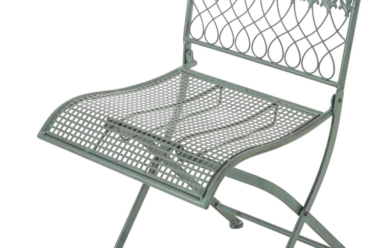 Set van 2 tuinstoelen Kiran antiek/groen antik-grün