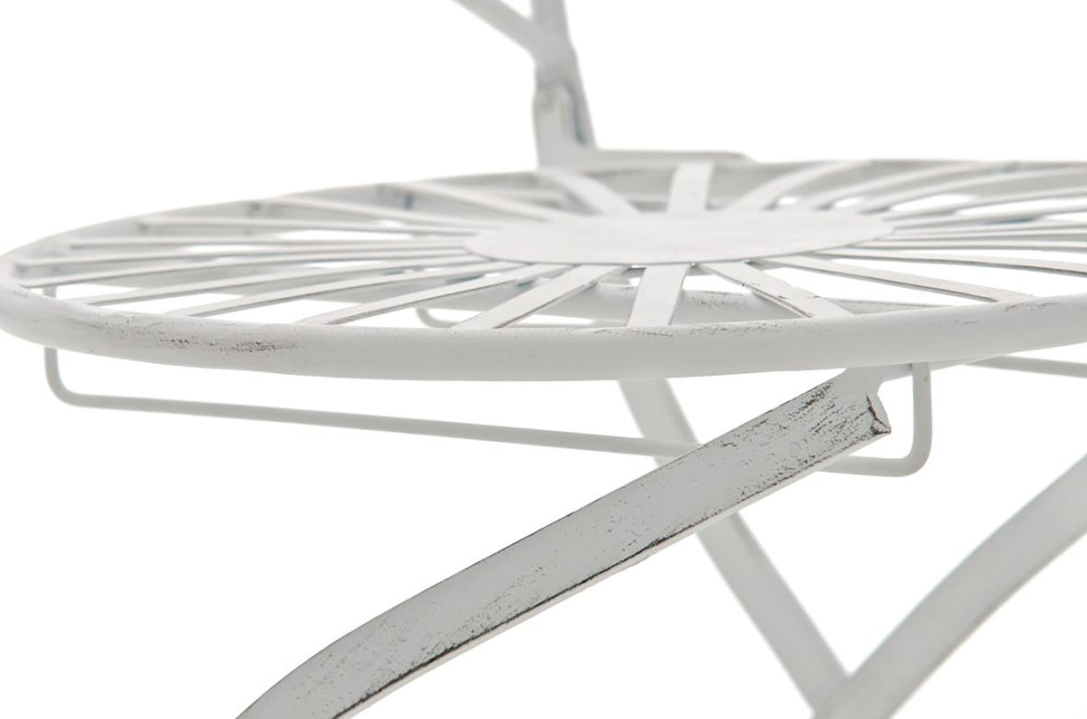 Bistro set Indra antiek/wit antik weiß