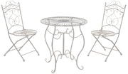 Bistro set Indra antiek/wit antik weiß